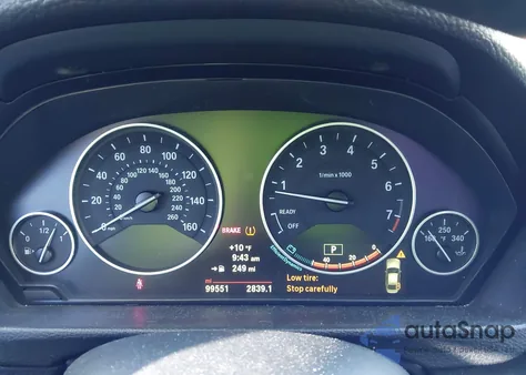 2014 BMW 320I z USA, uszkodzony, nr VIN WBA3B1C54EP680582